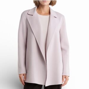 Theory M Sileena Womens Coat Petal Pink Winsome 2 Wool Cashmere Jacket $595